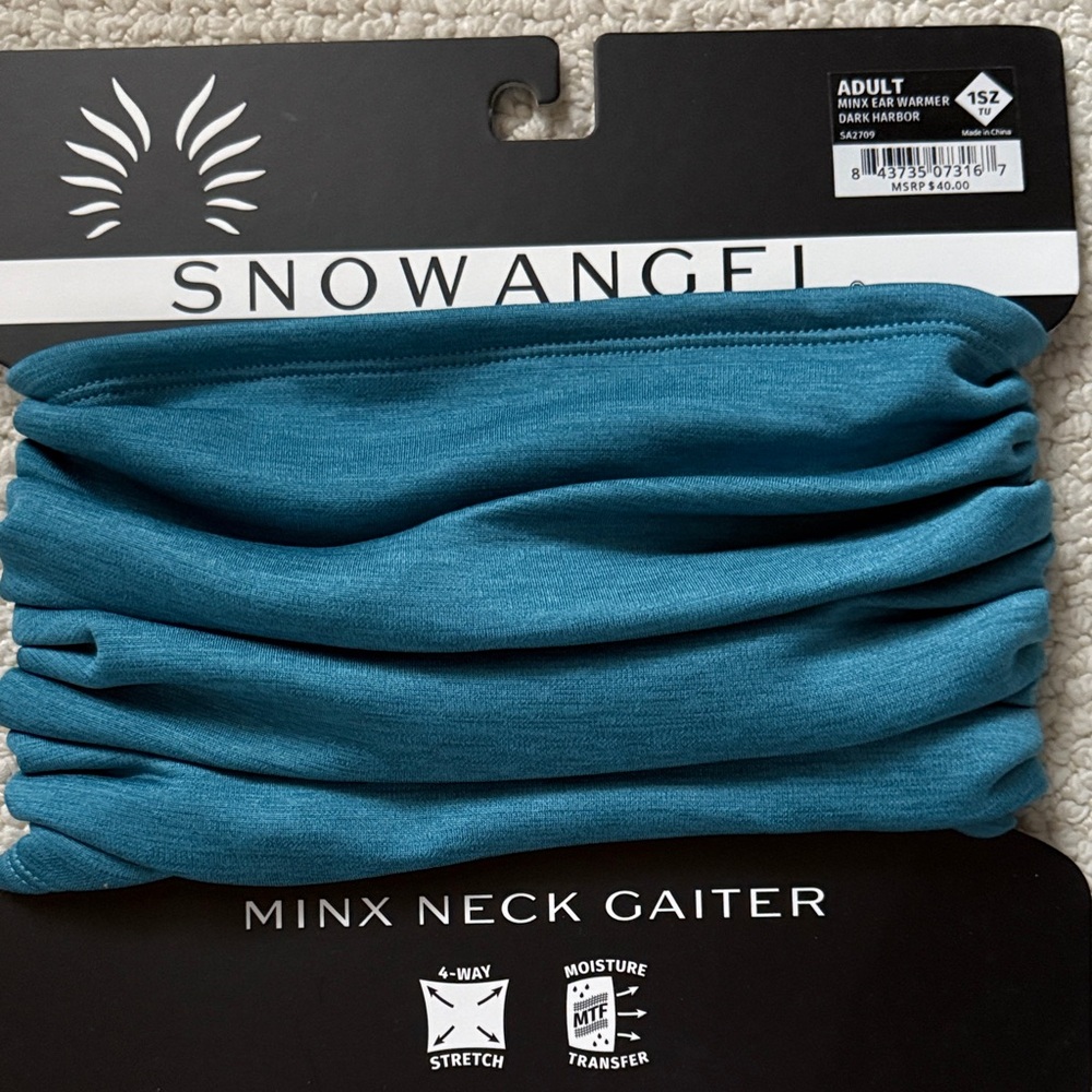 Snow Angel Blue Neck Gaiter